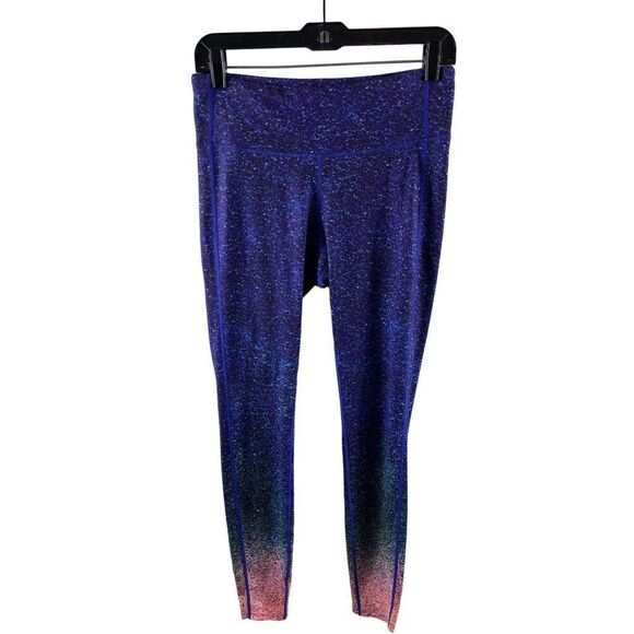 Athleta Ombre Galaxy Print Superluxe Tight Full Length Leggings Small Multicolor - Picture 2 of 16